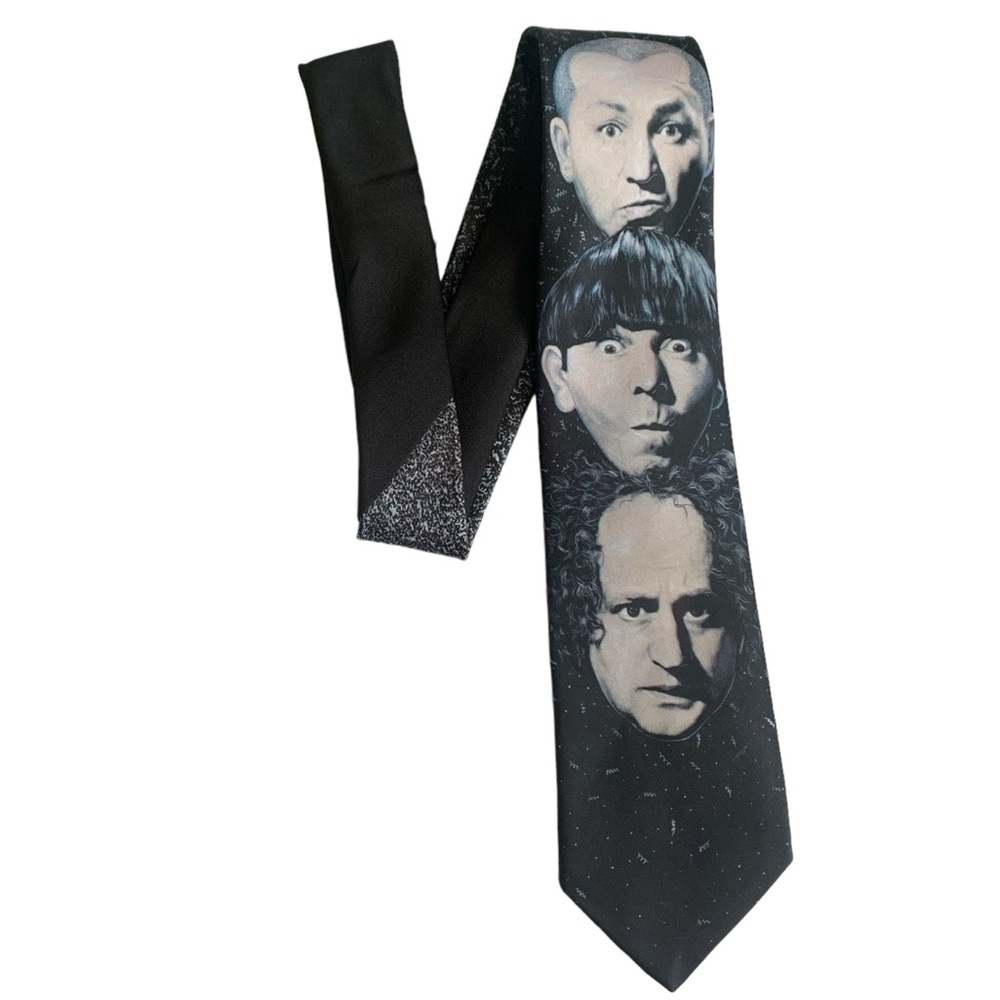 Vintage Ralph Marlin Three 3 Stooges Mens Necktie